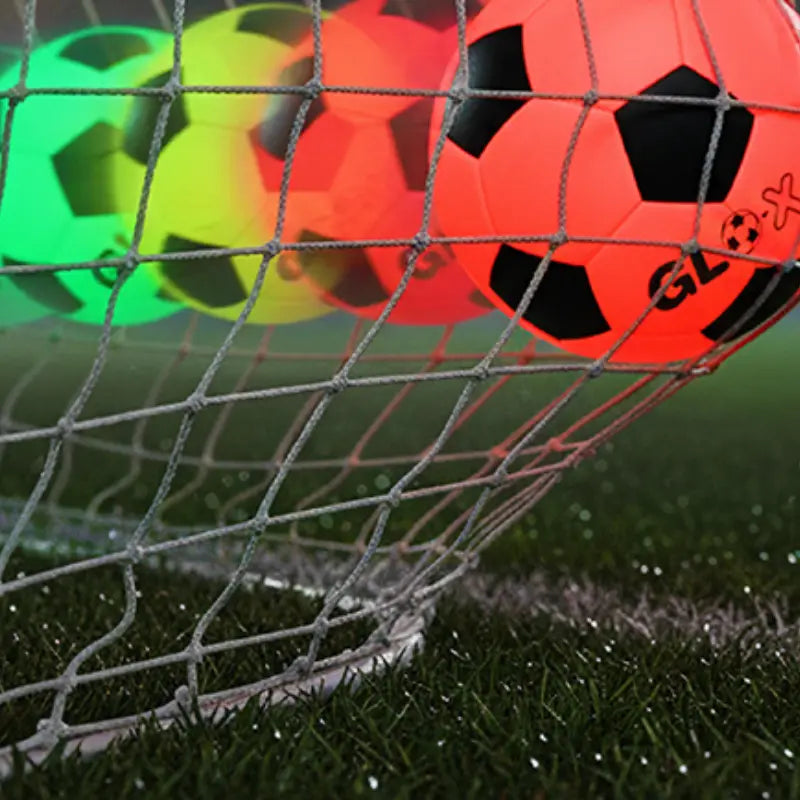 Glow in the Dark LED Soccer Ball, Color Changing Red & Green Football