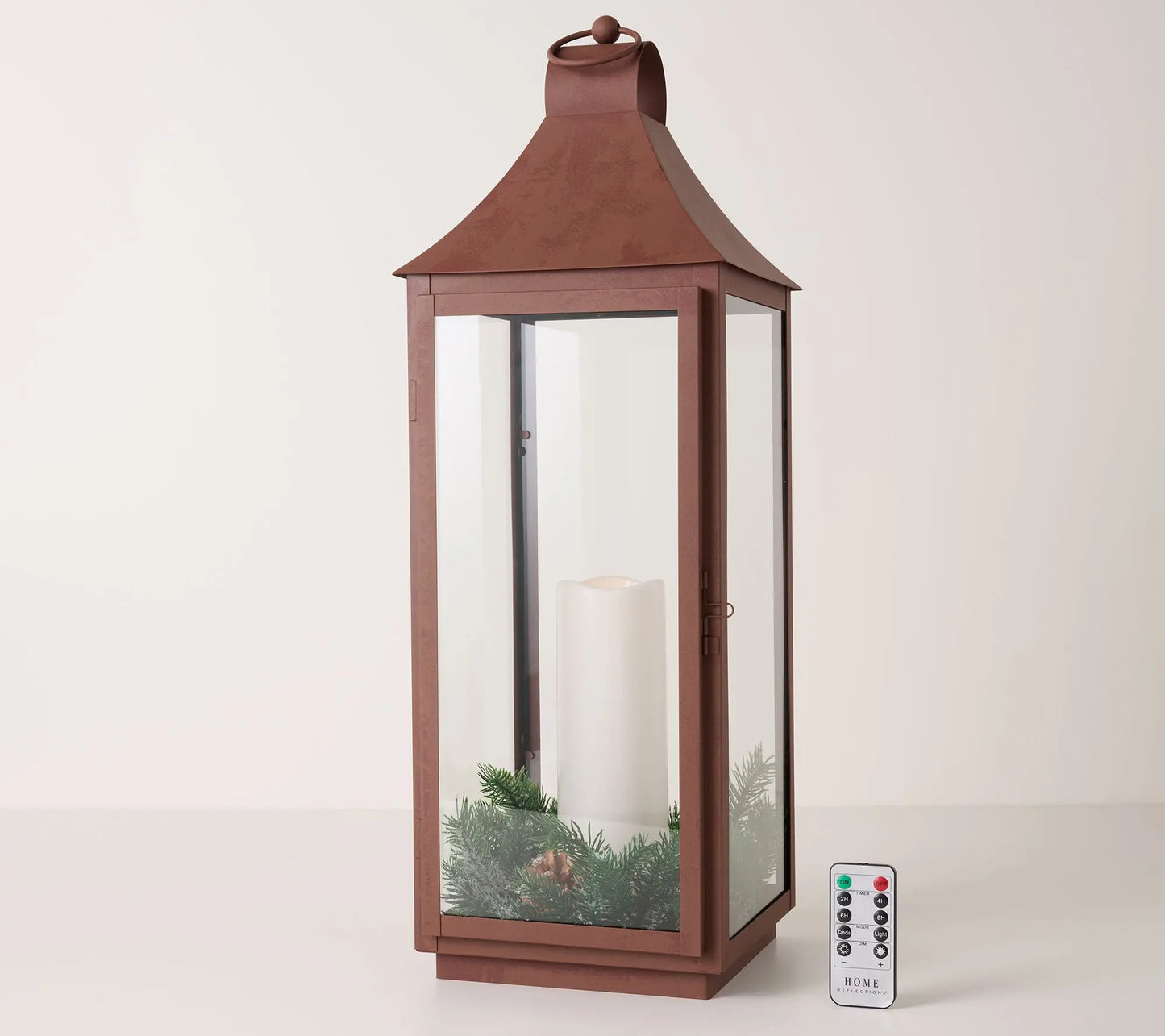 Home Reflections 24" Rustic Iron Lantern
