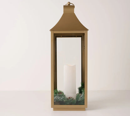 Home Reflections 24" Rustic Iron Lantern