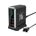240W Digital USB-C GaN Charging Station with 6 Ports, PD 3.1 140W Fast Charger for MacBook Pro/Air, DELL Laptops, iPhone 17 Pro Max, Samsung Smartphones, and iPads, Black