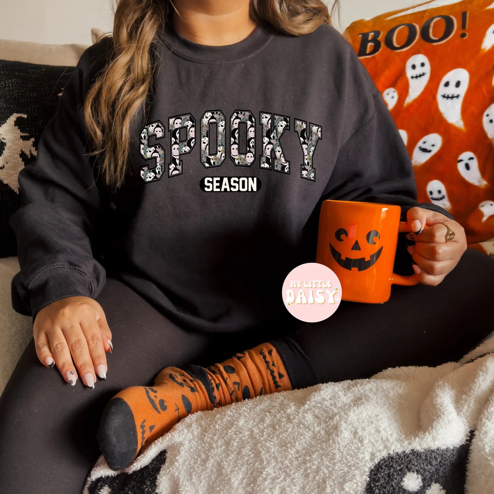 Halloween-Themed Graphic Tee/Sweatshirt