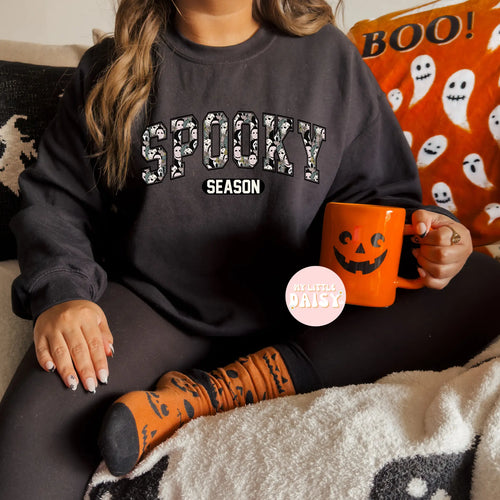 Halloween-Themed Graphic Tee/Sweatshirt