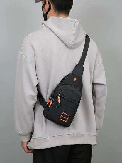 Unisex Chest Bag, Crossbody Sling Bag, Ideal for Cycling, Daily Commute & Outdoor Activities, Casual Everyday Use