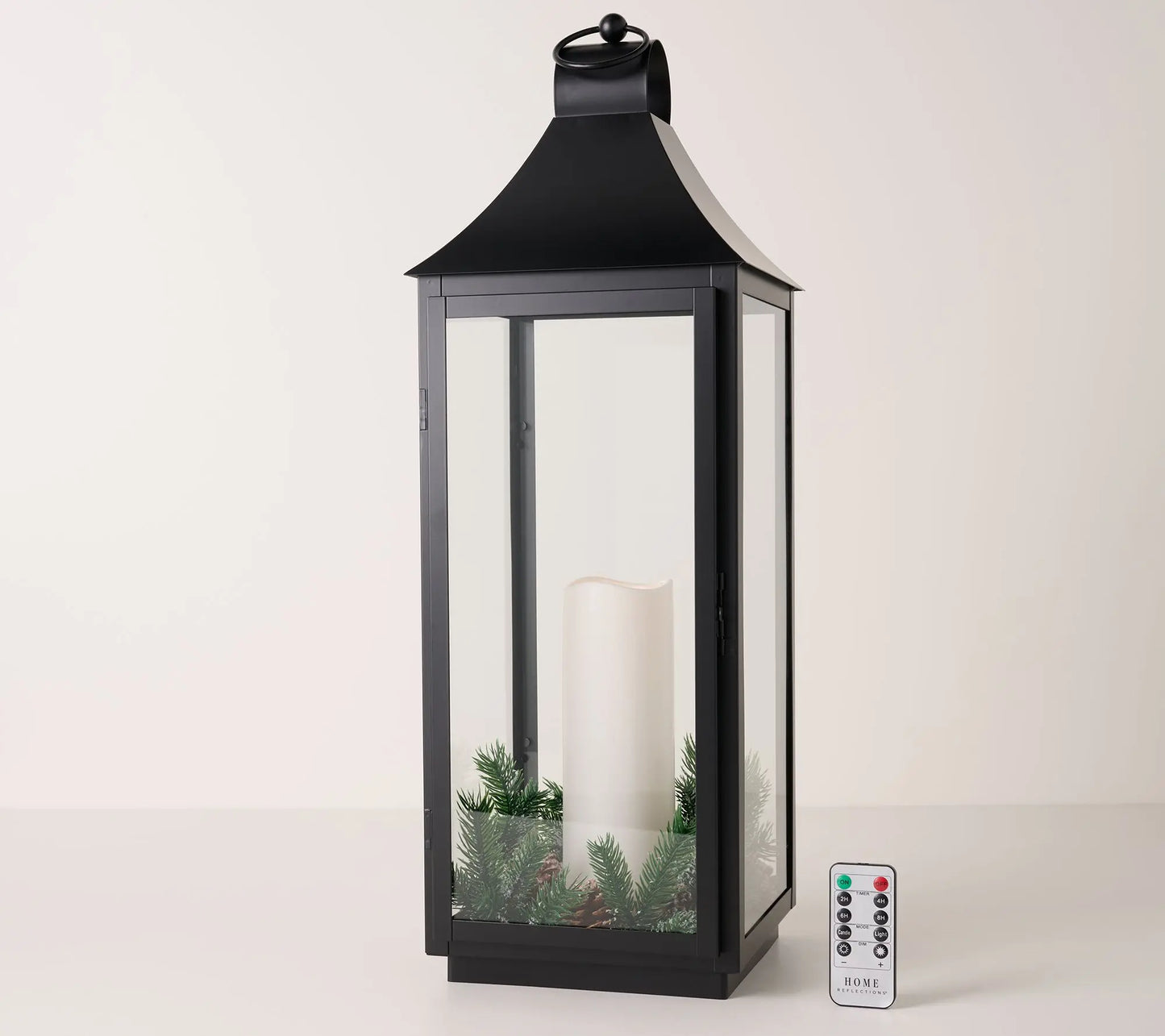 Home Reflections 24" Rustic Iron Lantern