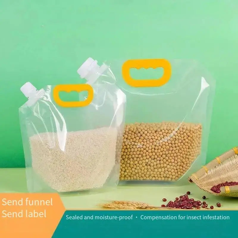 5-Pack Reusable Food Storage Bags - Leak-Proof and Moisture-Resistant Pet Feeding Containers for Dogs and Cats - Eco-Friendly Liquid Safe Pouches for Kibble and Treats