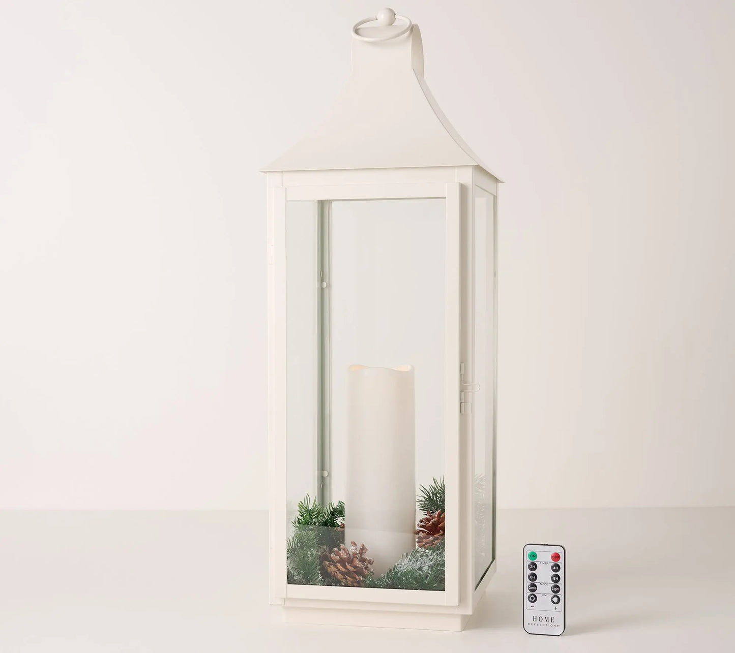 Home Reflections 24" Rustic Iron Lantern