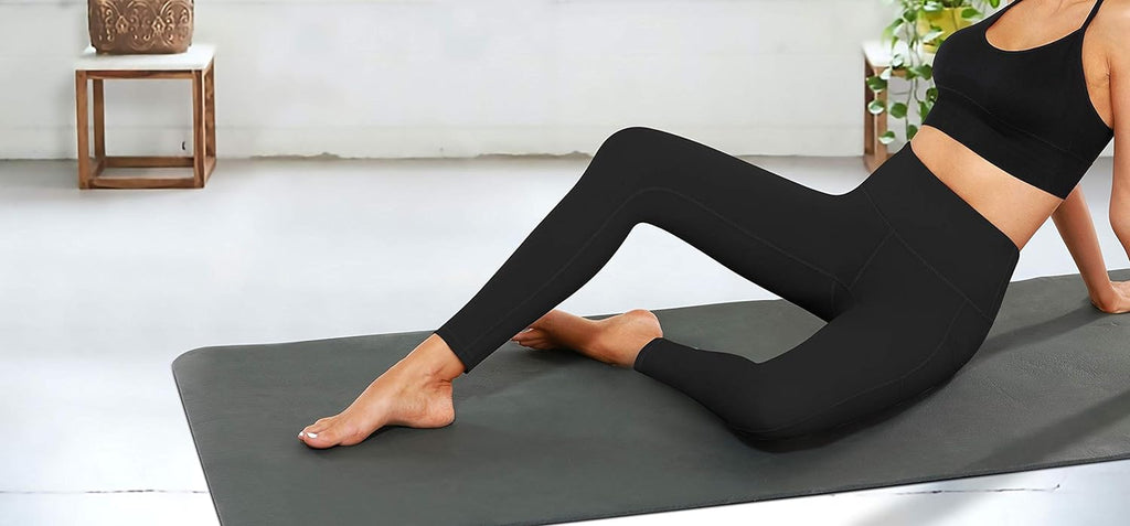 High-Waisted Yoga Leggings with Pockets, Tummy Control, and 4-Way Stretch for Optimal Performance