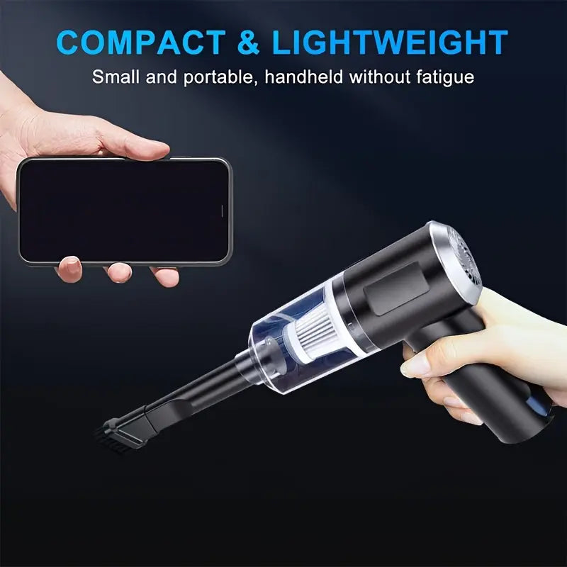 Multifunctional Wireless Charging Mini Vacuum Cleaner with High Suction Power for Computer, Home, and Car Cleaning - Ideal Gift for Valentine's Day, New Year's, and July 4th