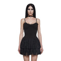 Elegant Horror-Inspired Mini Dress