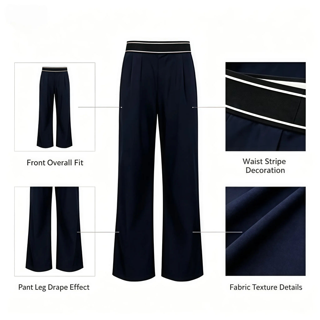 Women's Outdoor Running Pants - Lightweight, Elastic, Quick-Drying, Straight-Leg Design with Pockets