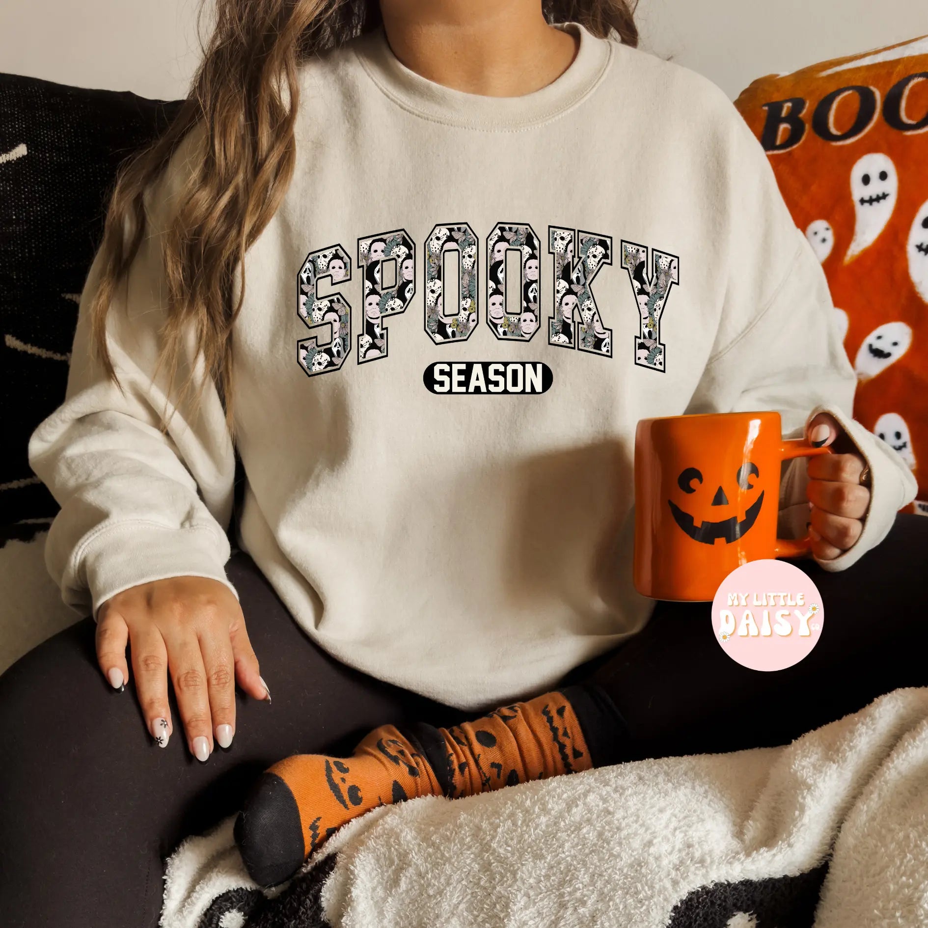 Halloween-Themed Graphic Tee/Sweatshirt