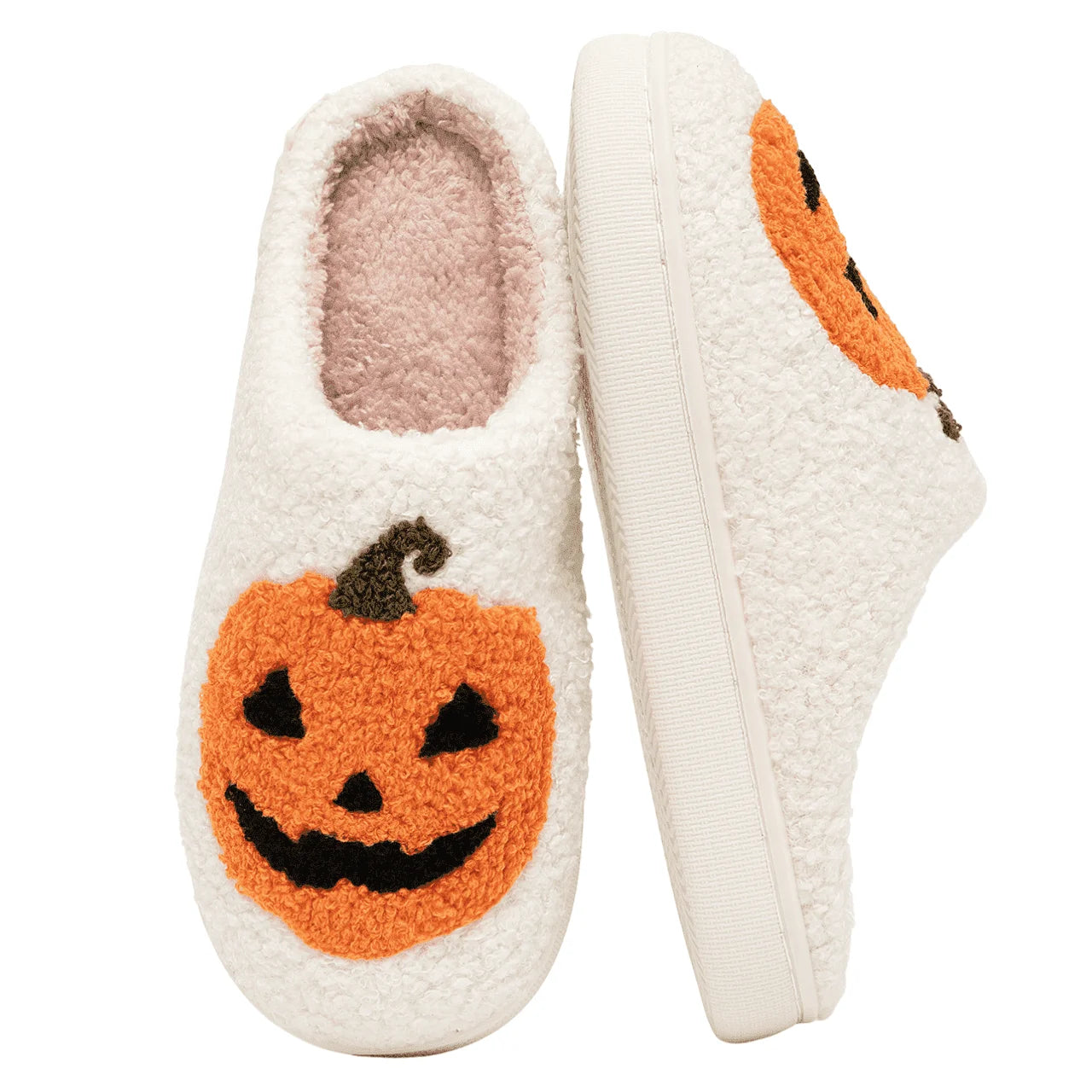 Women's Plush Halloween Slippers - Soft, Comfy, and Non-Slip Indoor Fuzzy House Slides for Men and Women