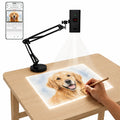 Art Tracing Projector with 360° Adjustable Arm - User-Friendly Digital Drawing Tool for Sketching, Painting, Wall Murals, and Cookie Decoration