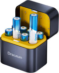 Rechargeable Lithium AA Battery 8-Pack with Charger, 1.5V 3600mWh Long-Lasting for Blink Cameras, Xbox Controllers, Trail Cameras, Toys, and Remote Controls